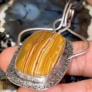 Owyhee Jasper Pendant 2 1/2”